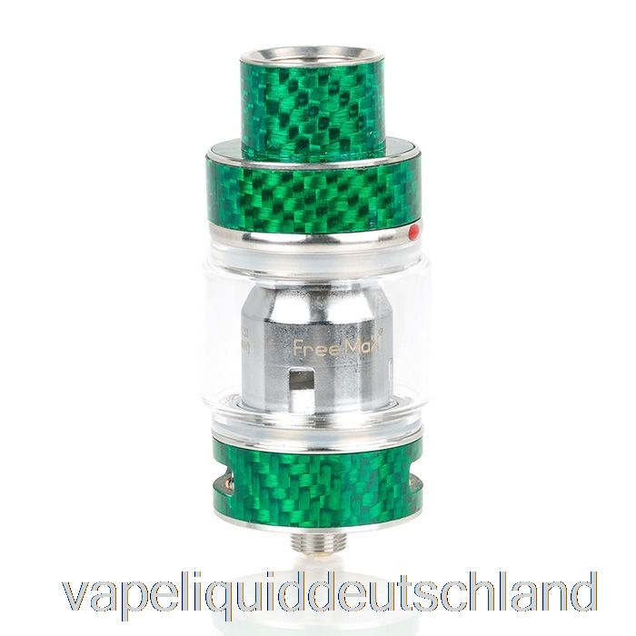 Freemax Mesh Pro Sub-Ohm-Tank, Kohlefaser, Grüne Vape-Flüssigkeit